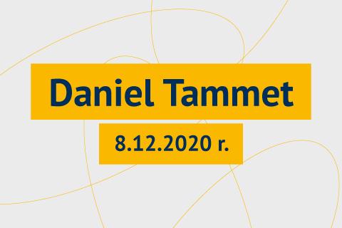 Na obrazie widnieje napis Daniel Tammet oraz data 8.12.2020r