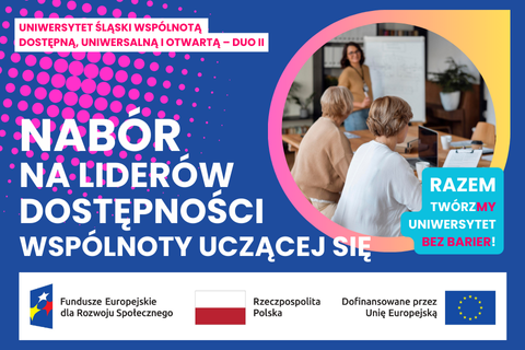 nabór dla liderów dostępności, szkolenia, fundusze europejskie