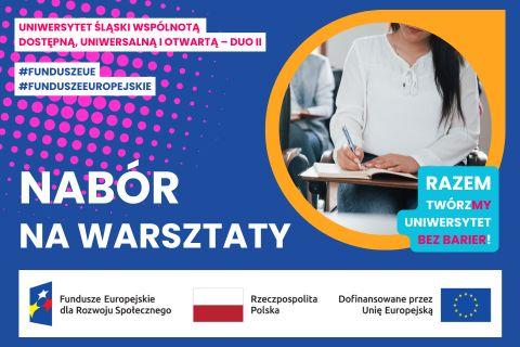 Tworzenie dokumentów dostępnych cyfrowo, warsztaty, fundusze europejskie